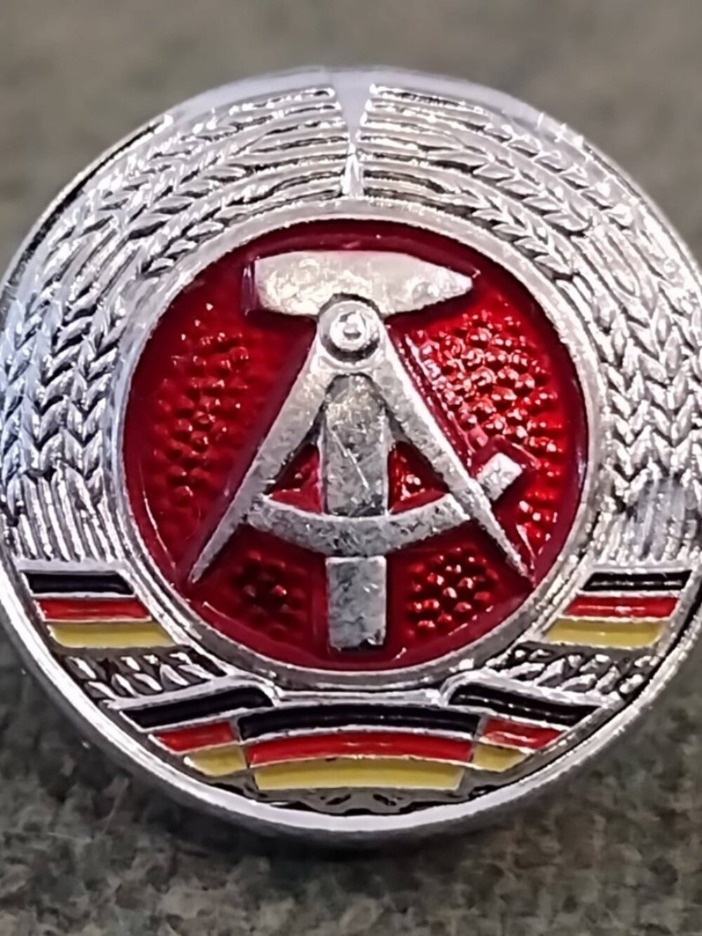East German DDR Hat Cockade Badge NVA Soldier Authentic Original Cold War Era
